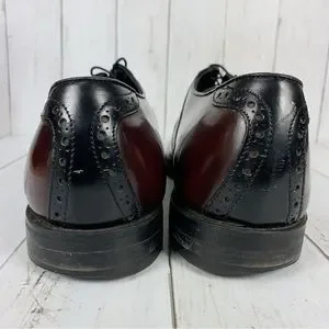 Florsheim Mens Leather Oxfords Saddle Shoes Burgundy Black Size 13 20392 Florsheim | Shoes | Florsheim Mens Leather Oxfords Saddle  main image 3